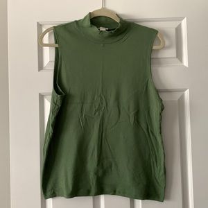 J Crew Factory sleeveless turtleneck